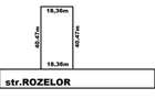 Teren 743 mp, deschidere 18.36 m, 1 Decembrie Ilfov ,str.Rozelor - 2