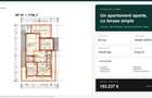 Apartament cu 4 camere și terase ample, 128.89 mp total - 1