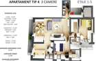 Apartament cu 3 camere semidecomandat în P-ța Victoriei - 3