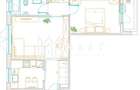 Apartament cu 2 camere semidecomandat în Trei Stejari - 9
