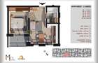 Apartament 2 camere str. BRINCOVEANU 1B, 1202+TVA/MP - 1