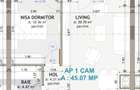 Apartament de 2 camere , 45,07 mp, semifinisat , EROILOR - 1
