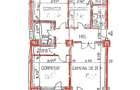 Apartament cu 3 camere, 75mp utili+3 balcoane, etaj 5/5, bloc cu lift - 15