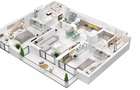 Apartament cu 3 camere | Noua | 100 mp Utili - 3