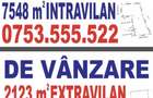 TEREN INTRAVILAN 7.548 mp + 2.123 mp EXTRAVILAN CADOU - LOGRESTI, GORJ - 2