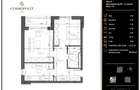 Apartament 2 Camere – ZENIT Bloc A | Etaj 4 - 1