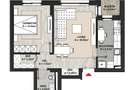 Apartament cu 2 camere finalizat si intabulat, Noua Residence - 4