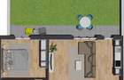 Apartament cu 2 camere semidecomandat în Florești - 1