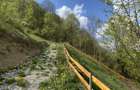 Teren vedere panoramică lac Paltinu si dealuri împădurite in Valea Doftanei - 13