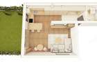 De vanzare apartament cu o camera-studio cu gradina proprie, bloc nou, zona Freidorf