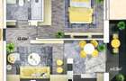 Apartament 2 camere, 43,4mp,. balcon, Sannicoara - 1