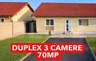 Duplex 3 camere 70mp utili, 250mp teren, complet mobilat utilat Bucovat - 1