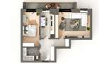 Apartament cu 2 camere decomandat în Bucium - 2