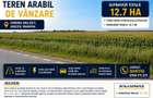 PLOIESTI - PAULESTI, Teren arabil 12.5 ha - dubla deschidere la asfalt - 1