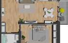 Apartament cu 2 camere semidecomandat în Florești - 2