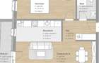 Apartament cu 2 camere semidecomandat în Florești - 2