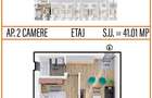 Apartament de vanzare cu 2 camere, in complex Eurocasa Residence, comision 0% - 2