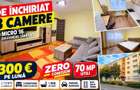 Etaj 3 | Apartament cu 3 camere, complet echipat | Micro 16