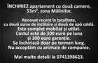 INCHIRIEZ apartament cu doua camere, 53m2, zona Malinilor. Mai multe detalii la 0741398623. - 5