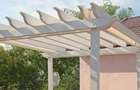 Pergola alba ,terasa - 2