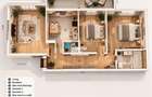 Apartament 3 camere de vanzare in zona Nicolina Belvedere 72 mp 2 bai