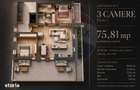 Apartament 3 camere, 75,81 mp, terasa ?i balcon | Tractorul - 14