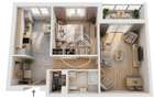 Basarabia-Diham | 2 Camere Decomandat | 53mp | partial mobilat si utilat