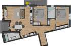 Apartament cu 2 camere semidecomandat în Florești - 9
