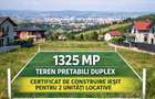 Teren cu Certifica de construire emis pentru duplex, 1325mp, Feleacu - 1