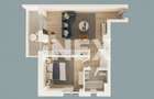 Apartament cu 2 camere decomandat în Central - 2