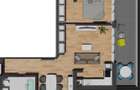 Apartament cu 2 camere semidecomandat în Florești - 4