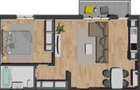 Apartament cu 2 camere semidecomandat în Florești - 3