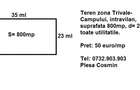 Teren Construcții intravilan de 533 mp, în Trivale - 9