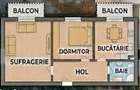 Oportunitate Unica in Carei: Apartament cu 2 camere, Decomandat, la Etajul 1! - 3