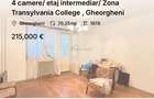 4 camere/ etaj intermediar/ Zona Transylvania College , Gheorgheni - 1