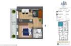 Apartament cu 2 camere semidecomandat în Nord - 11