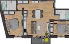 Apartament cu 2 camere semidecomandat în Florești - 6