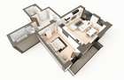 Apartament cu 2 camere în Bucium - 1