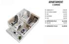 Apartament 1 camera, 46 mp, finisat, cartier nou rezidential - 1