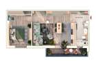 Apartament cu 2 camere/52mp/Imobil Premium/Cartier Marasti. - 2