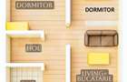 Apartament cu 3 camere semidecomandat în Lunca Cetățuii - 1