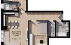 Apartament cu 3 camere semidecomandat în Florești - 4