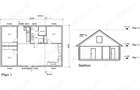 Structura casa lemn P + mansarda, 155 mp