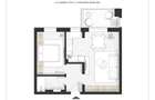 Apartament de vânzare | 1,5 camere + balcon, compartimentare practică | - 3