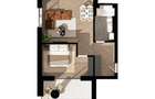 Apartament cu 2 camere decomandat în Tractorul - 3