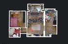 2 Camere | Etaj 3/4 | Partial Mobilat-Utilat | Kiseleff | Comision 0 - 14