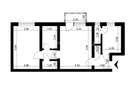 ETAJ 1 | Apartament 2 camere | Podu Ros | 51mp + CT - 1