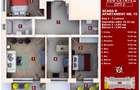 Cel mai mic pret apartament 3 camere, 72 mp utili, etaj 4 - 2