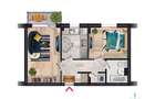 Apartament cu 2 camere decomandat disponibil din 1 iul 2026, Mosaic - 2