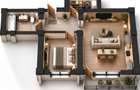 Apartament 2 camere 50mp, parcare inclusa, încălzire în pardoseală